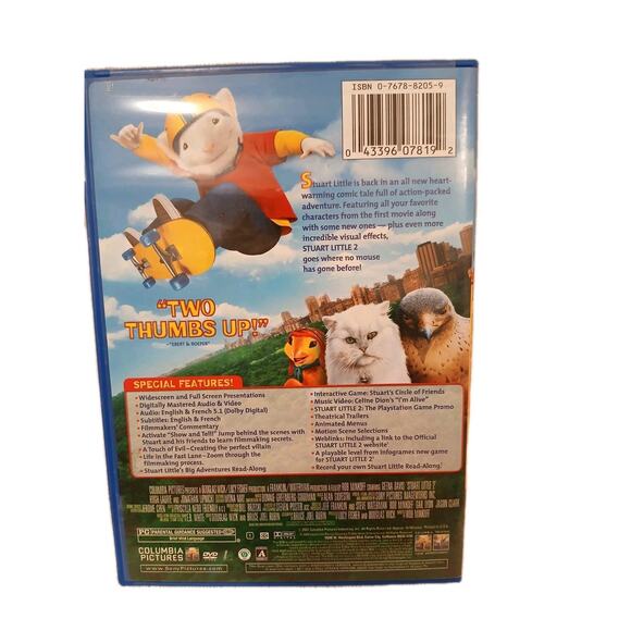 2002 DVD Stuart Little 2 Movie Special Edition with Plastic Cover - Picture 2 of 4